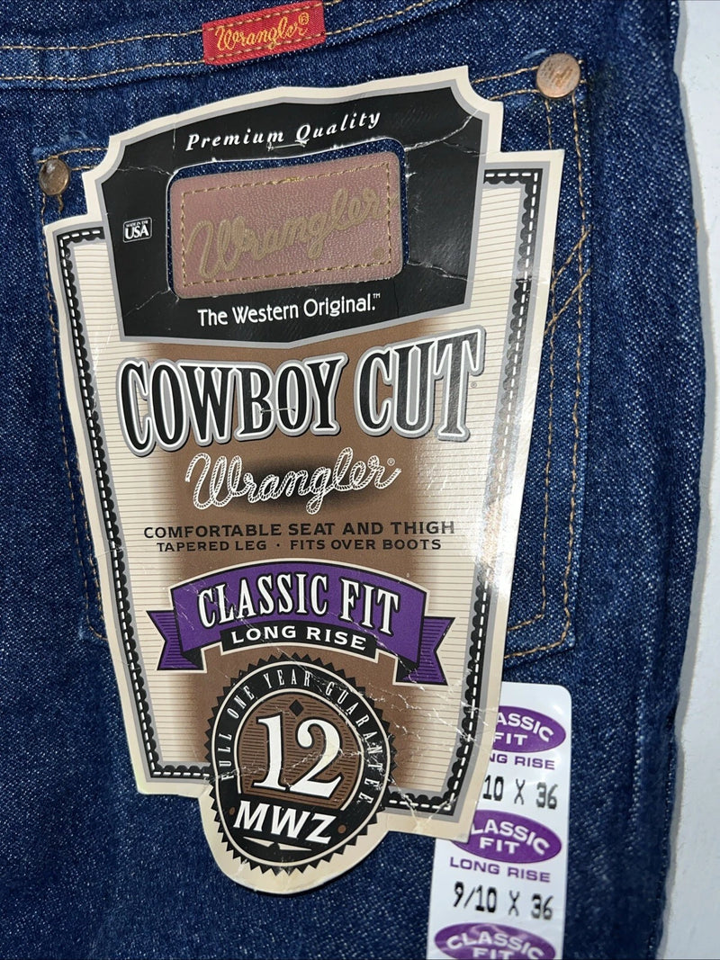 New Men’s Cowboy Cut Classic Fit Wrangler Denim Jeans. 9/10x36 G-12