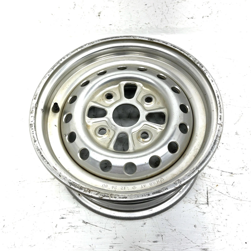 01-03 Honda TRX500 Fourtrax OEM 12x6 Aluminum Front Wheel Rim 44650-HN2-000 AH79