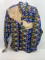 New Men’s Rodeo Active Multiple Color Long Sleeve Button Up XL B-119