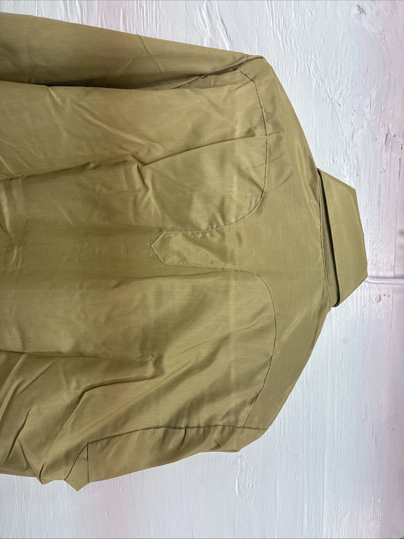 New Men’s Rockmount Green Long Sleeve Pearl Snap Medium X-10