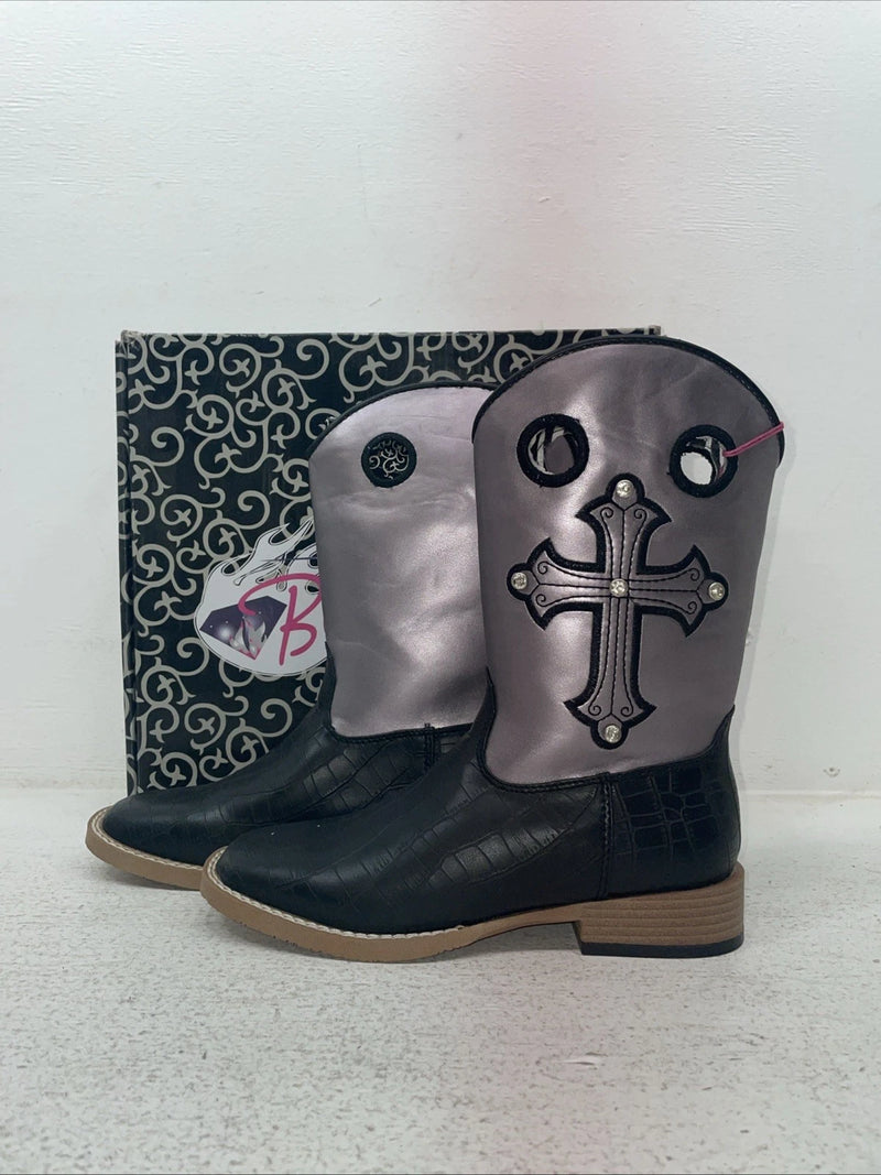 New Children’s Purple Blazin Roxx Cowboy Boots. 4451201 2.5 2 1/2. 23-145