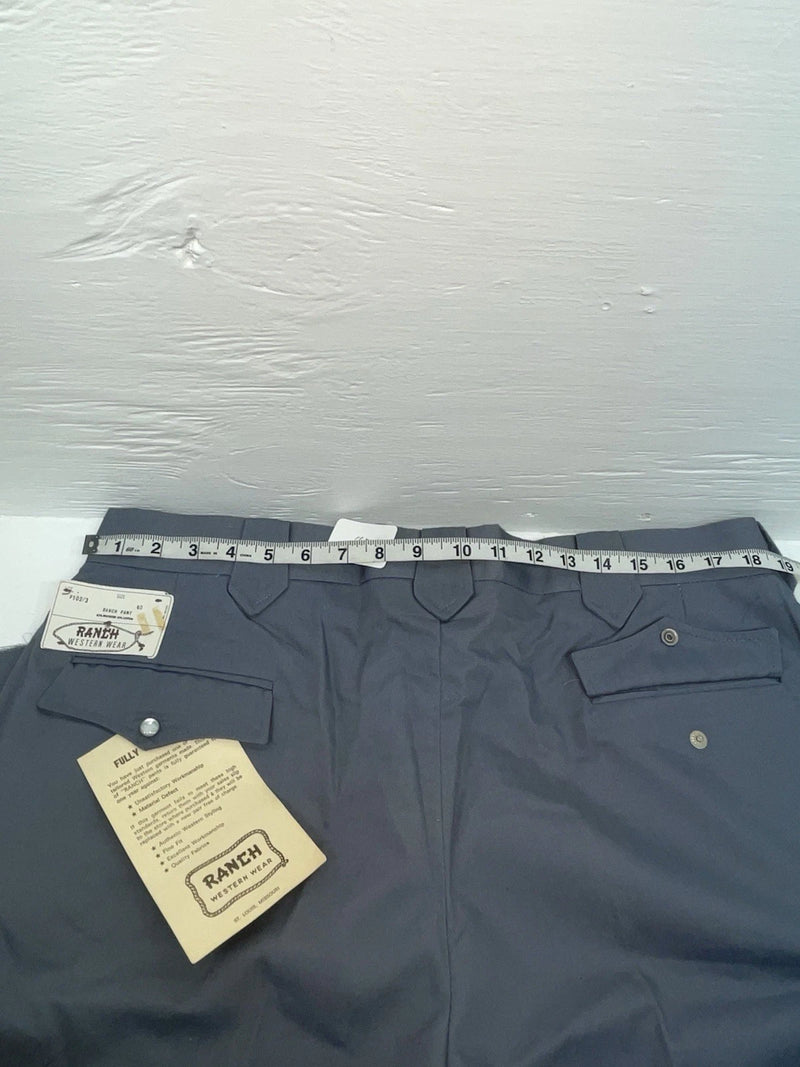 New Vintage Gray Ranch Polyester Pants #P1023 XX-114