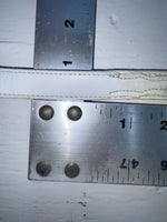New White Genuine Leather Nocona Silver Pendent 30” Belt #G762 JJ-37