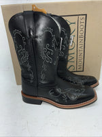 New Women’s Black Smoky Mountain Cowboy Boots. 6843 7 M. 18-43