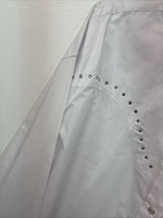 New Women’s White Horse White Gem Long Sleeve Pearl Snap 2XL GG-51