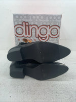 New Youth Black With Fringe Dingo Cowboy Boots. C 3220 5 D. 2-158