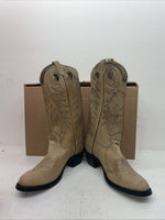 New Men’s Cream Texas Brand Cowboy Boots. 7899 10.5 10 1/2 D. 6-71