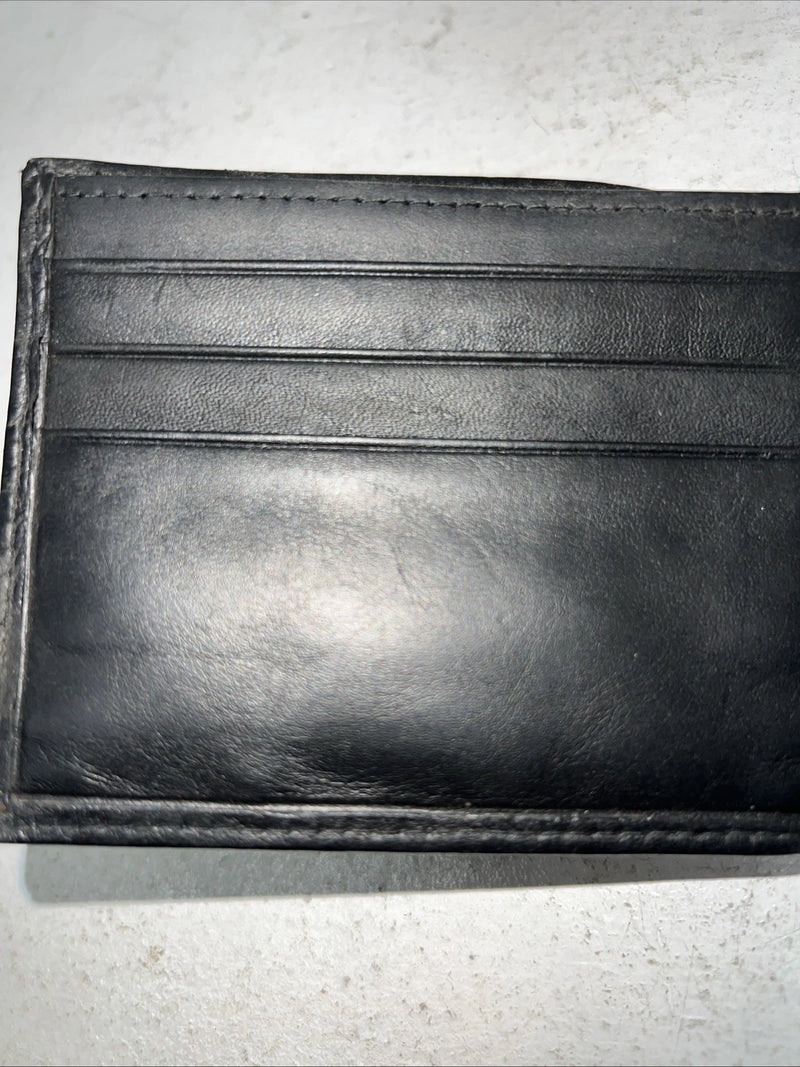 New Black Leather Men’s Wallet P-502
