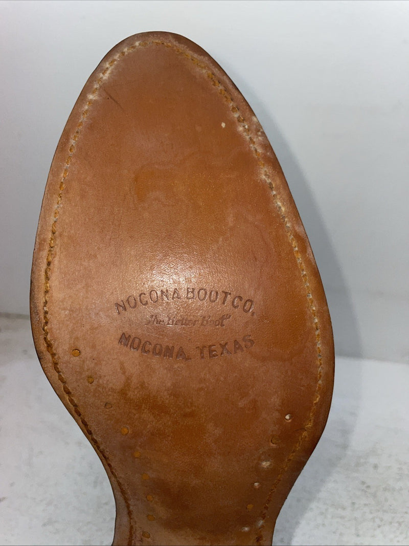 New Men’s Brown Nocona Cowboy Boots. 8113 7 E. 1-111