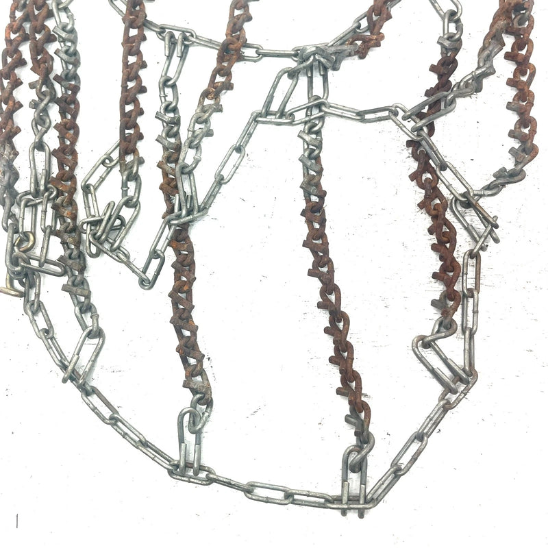 1993 Polaris Trail Boss 350L 4X4 OEM Aftermarket Tire Chains (25x8x12) AP243