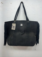 New Gray Angel Ranch Purse With Fringe #DHB1036B EE-5