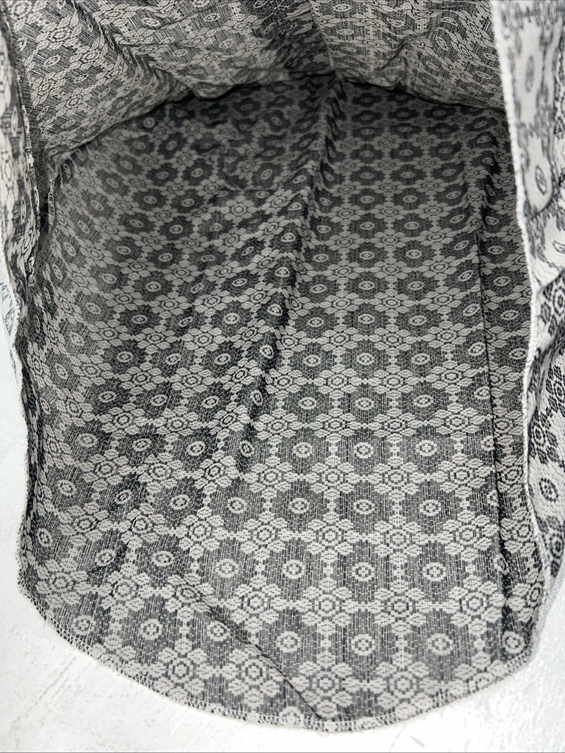 New Men’s Gray Mr.nick Button Up Long Sleeve Shirt 15.5x32 M I-57