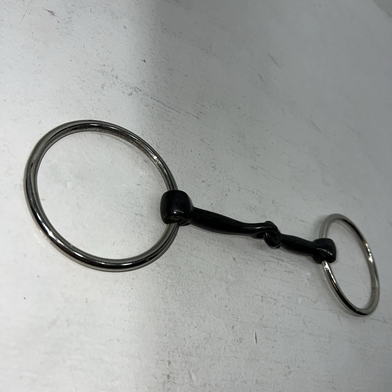 New Congress Leather O Ring Smooth Mouth Snaffle 5” Bit. #47784 U-9
