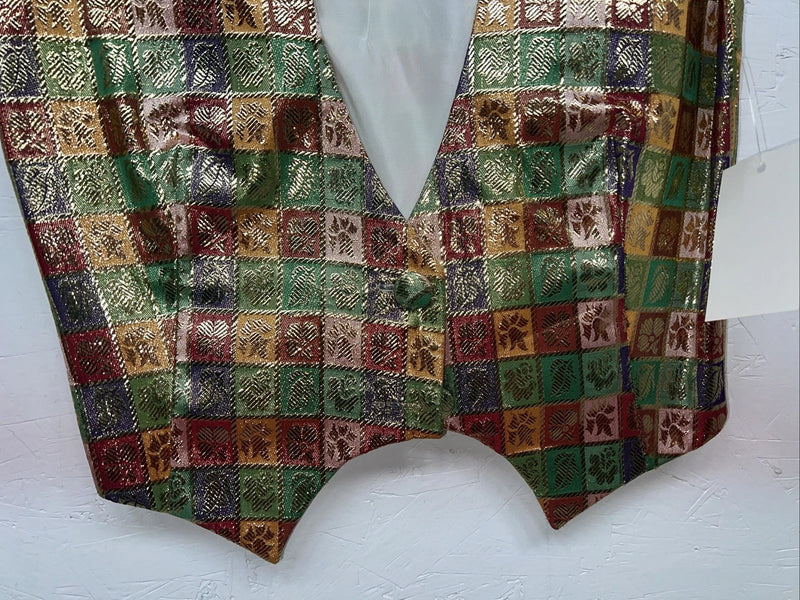 New Women’s Congress Classics Multicolor Western Show Vest Medium #0204 E-600