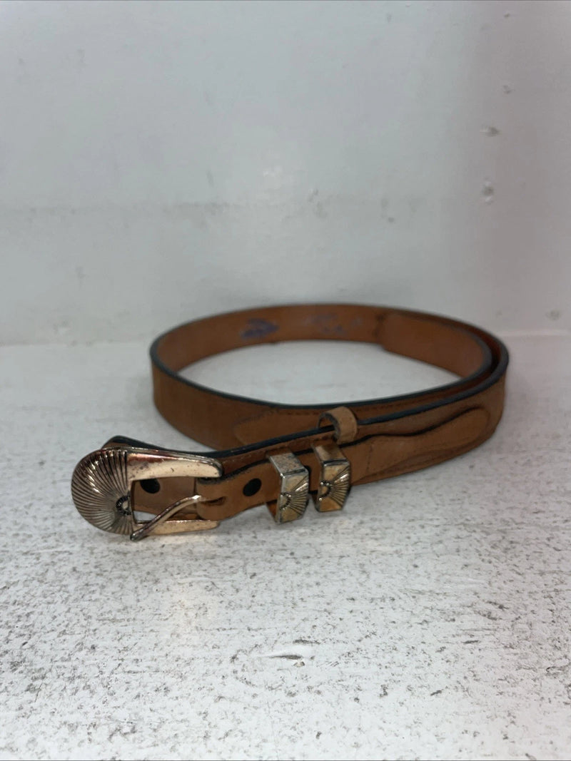 New Brown Genuine Leather 34” Belt #6987/28 Z-33