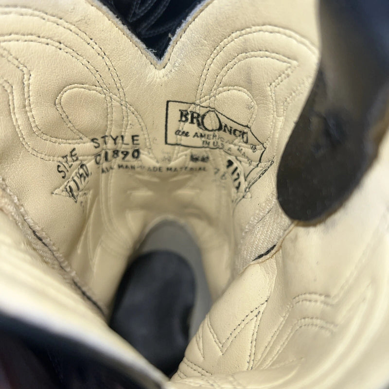 New Children’s Black Bronco Cowboy Boots. 11.5 11 1/2 D. 24-99