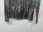 New Women’s 1849 Authentic Ranchwear Silver Long Sleeve Show Shirt Small WW-8