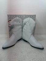New Youth White With Fringe Dingo Cowboy Boots. C 3221 4 D. 2-144