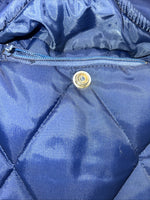 New Women’s Navy Western Fashion Puffer Jacket Size 10 QQ-19