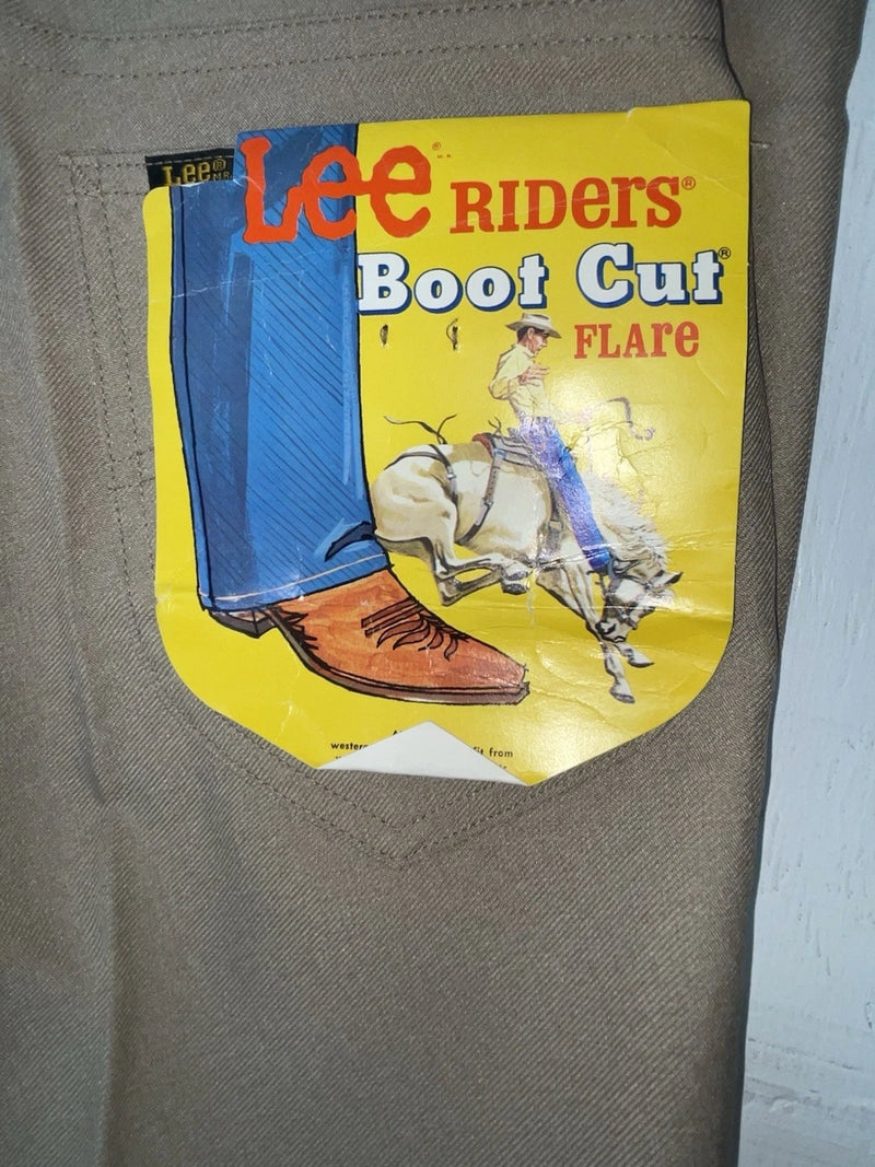 New Vintage Beige Lee Polyester Pants #2032624 3A-116