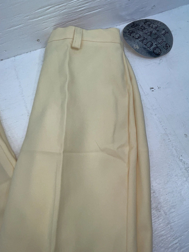 New Vintage Yellow Quick Silver Polyester Pants #2662 VV-93