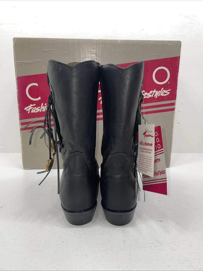 New Women’s Black Capezio Cowboy Boots. L 870 8 M. 16-25