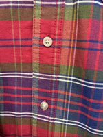 New Boys Twenty X Red Plaid Long Sleeve Pearl Snap XL DD-91