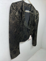 New Women’s Whitman Gold Long Sleeve Show Jacket Large #1717 UU-47