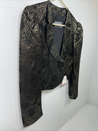 New Women’s Whitman Gold Long Sleeve Show Jacket Large #1717 UU-47