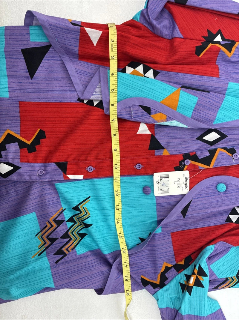 New Women’s Wrangler Multicolor Long Sleeve Button Up XL II-27