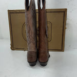 New Women’s Brown J. Chisholm Cowboy Boots. S423 5.5 5 1/2 M. 20-23