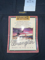New Vintage Black Wrangler Polyester Pants #82BK NN-161