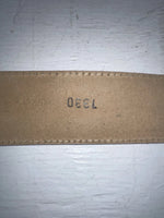 New Blue Genuine Leather 26” Belt #7330 JJ-96