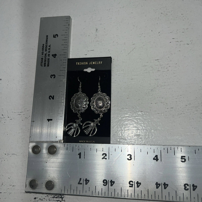 New Women’s Fashion Jewelry Silver Dangle Earrings. LE3000-1 A-123