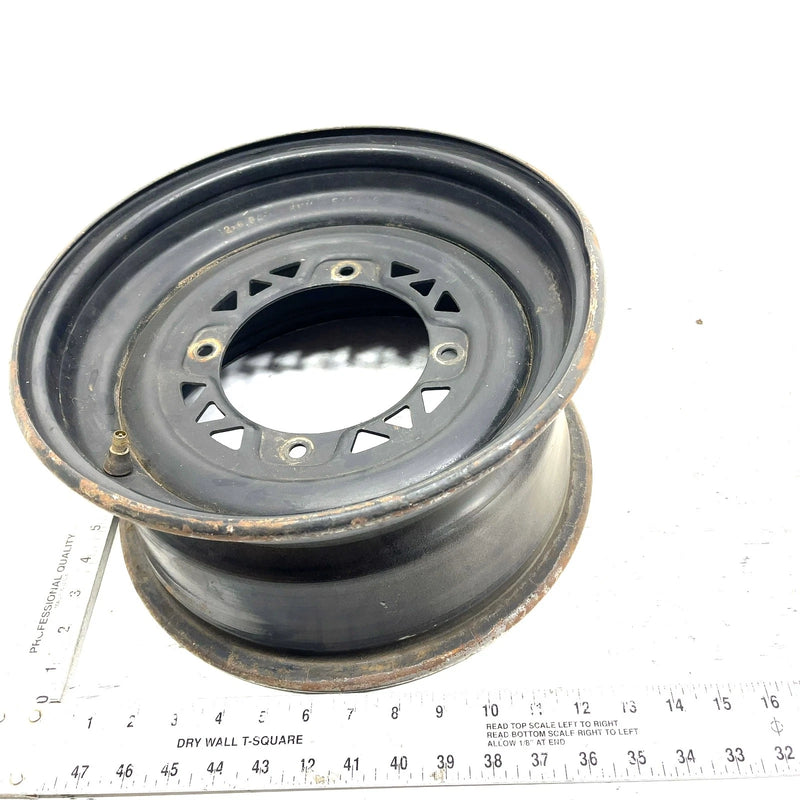 93 Polaris Big Boss 350L 6x6 OEM 12x6 Front Wheel Rim 1523448-067 AP192