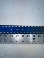 New Blue Genuine Leather Circle Y Weaved 30” Belt #7030 JJ-132