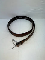 New Brown Genuine Leather Nocona Weaved 32” Belt #N2479002 JJ-35