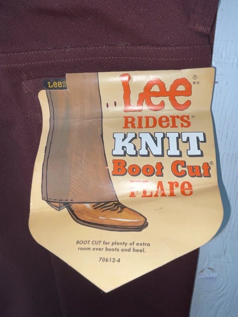 New Vintage Red Lee Polyester Pants #2004061 3A-76