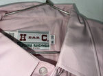 New Men’s Pink HbarC Ranchwear Pearl Snap Long Sleeve Shirt. 16x33 L P-50
