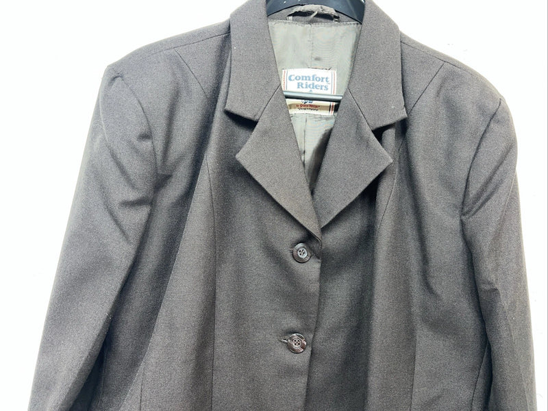 New Women’s Comfort Riders Brown Hunt Meister Riding Coat 18L #23-31000 V-605