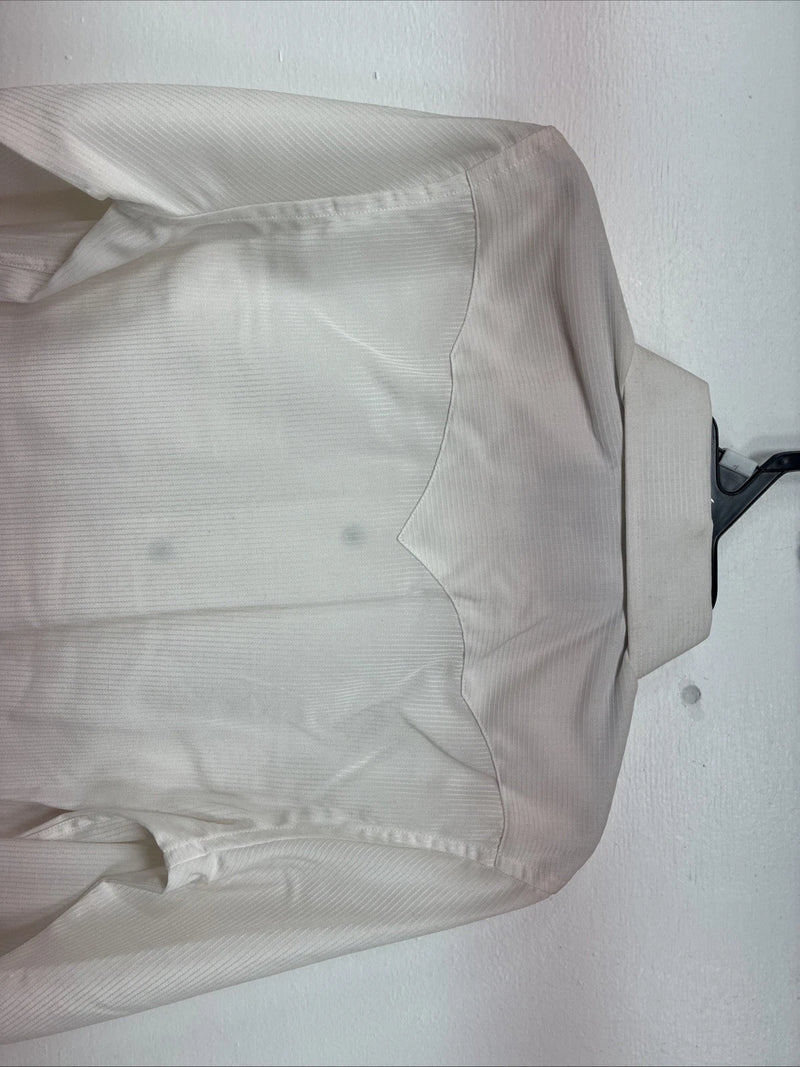 New Boys White Horse White Long Sleeve Pearl Snap Large DD-77