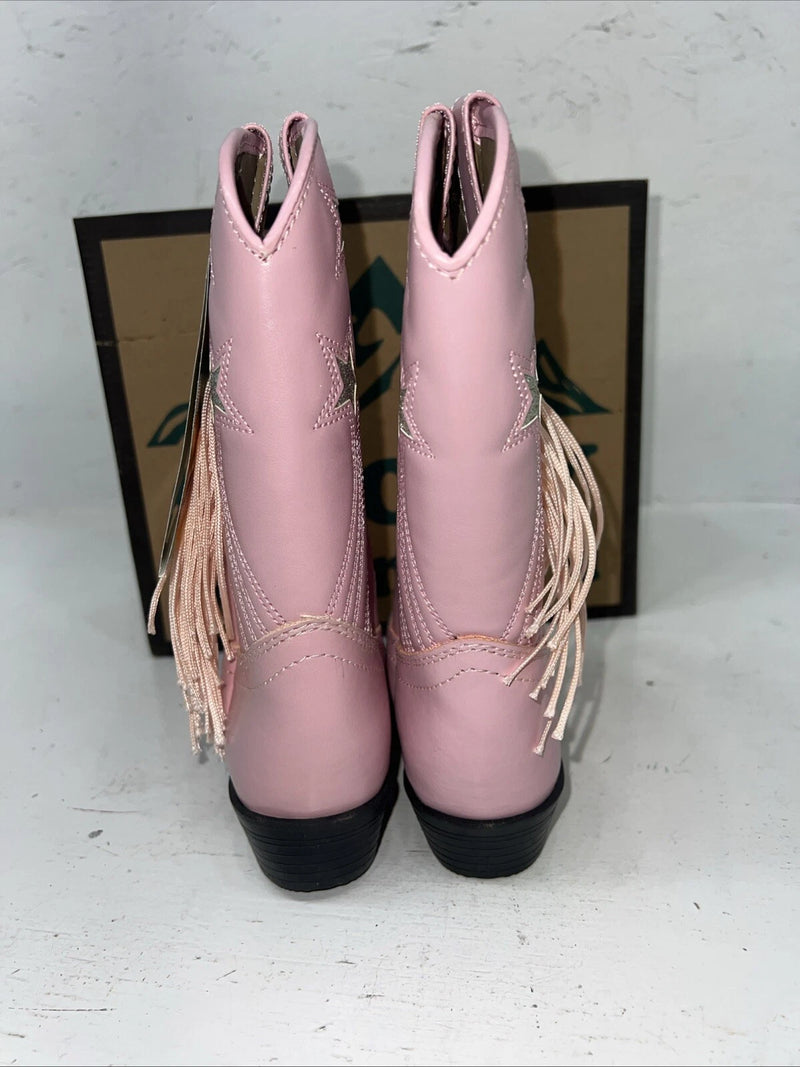 New Children’s Pink Smoky Mountain Cowboy Boots. 1164 9.5 9 1/2. 24-33