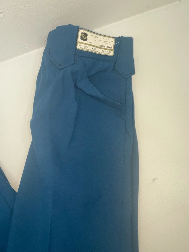 New Vintage Blue Dickson Jenkins Polyester Pants #2058 3B-17