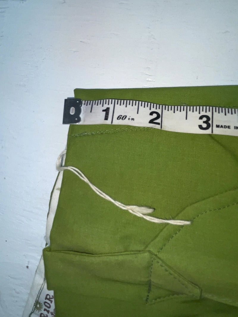 New Vintage Green Prior Polyester Pants #7391 ZZ-66