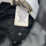 New Women’s 1849 Authentic Ranchwear Black Western Show Vest Medium G-602