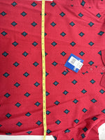 New Men’s Wrangler Red Designed Short Sleeve Polo Large CC-43