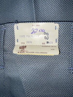 New Vintage Blue Speckled Miller Polyester Pants #2624 3A-19