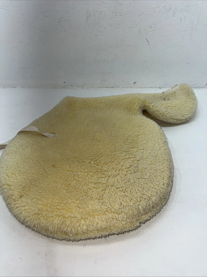 New Yellow Wool English Saddle Seat Cover PP-16