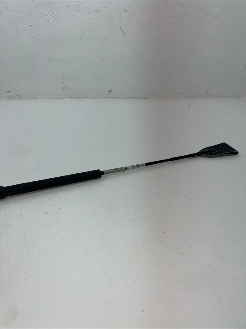 New Royal King Black 18” Smooth Hand Held Crop Whip #29-9606 3C-22