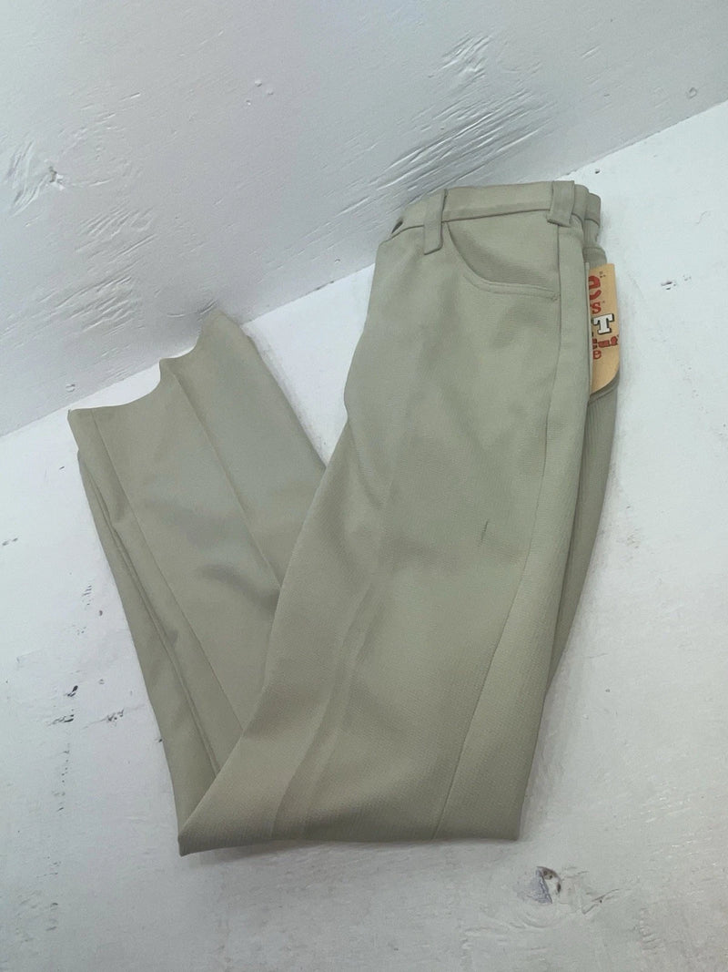 New Vintage Beige Lee Polyester Pants #2084612 SS-24